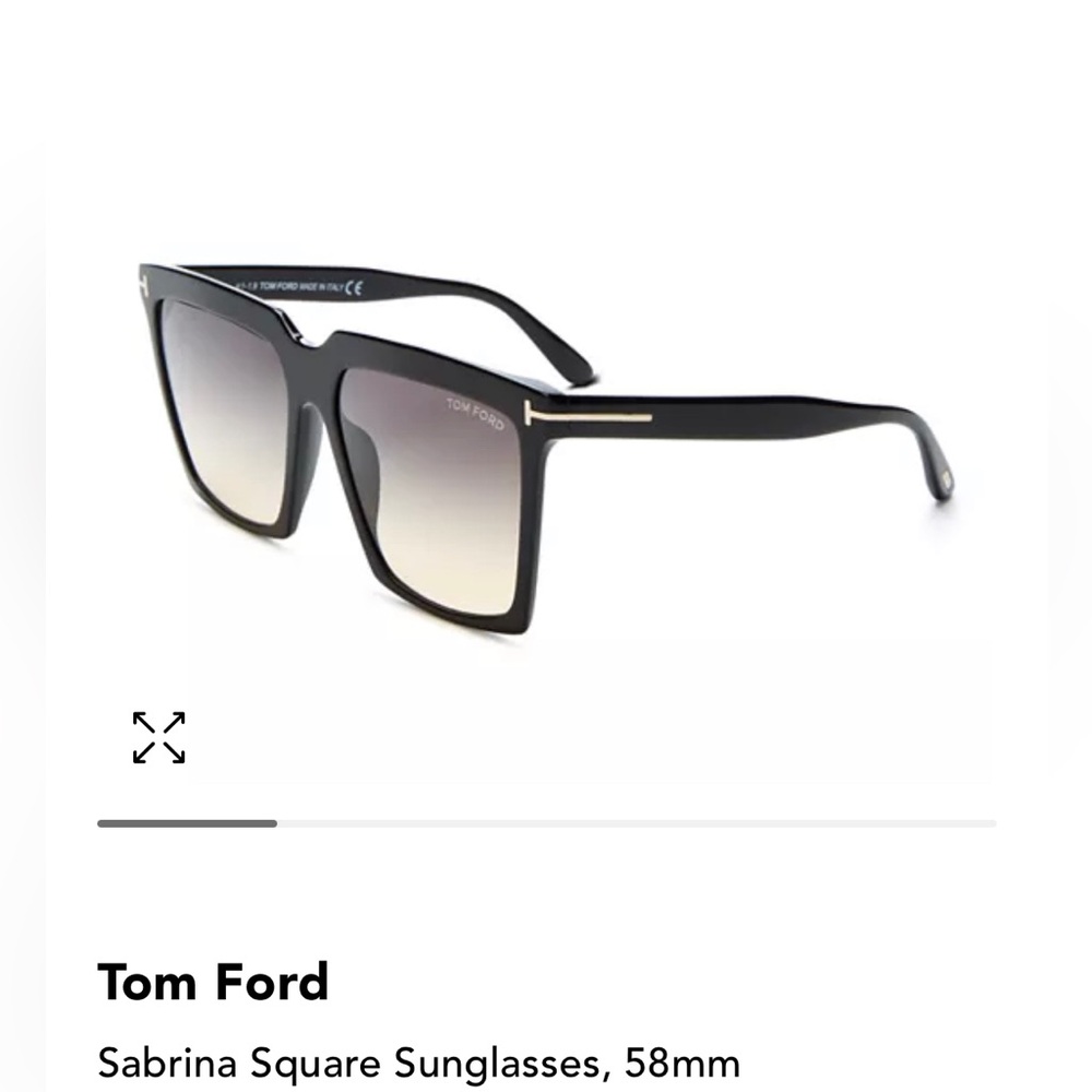 Tom Ford Sabrina Square Sunglasses, 58mm - Picture 4 of 4